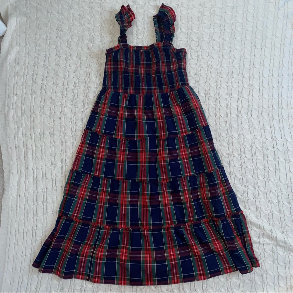 J. Crew tartan plaid dress